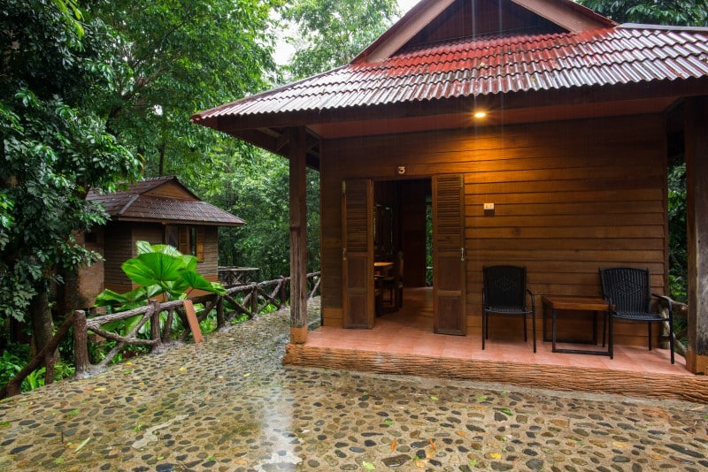 domek z widokiem na las Khao Sok