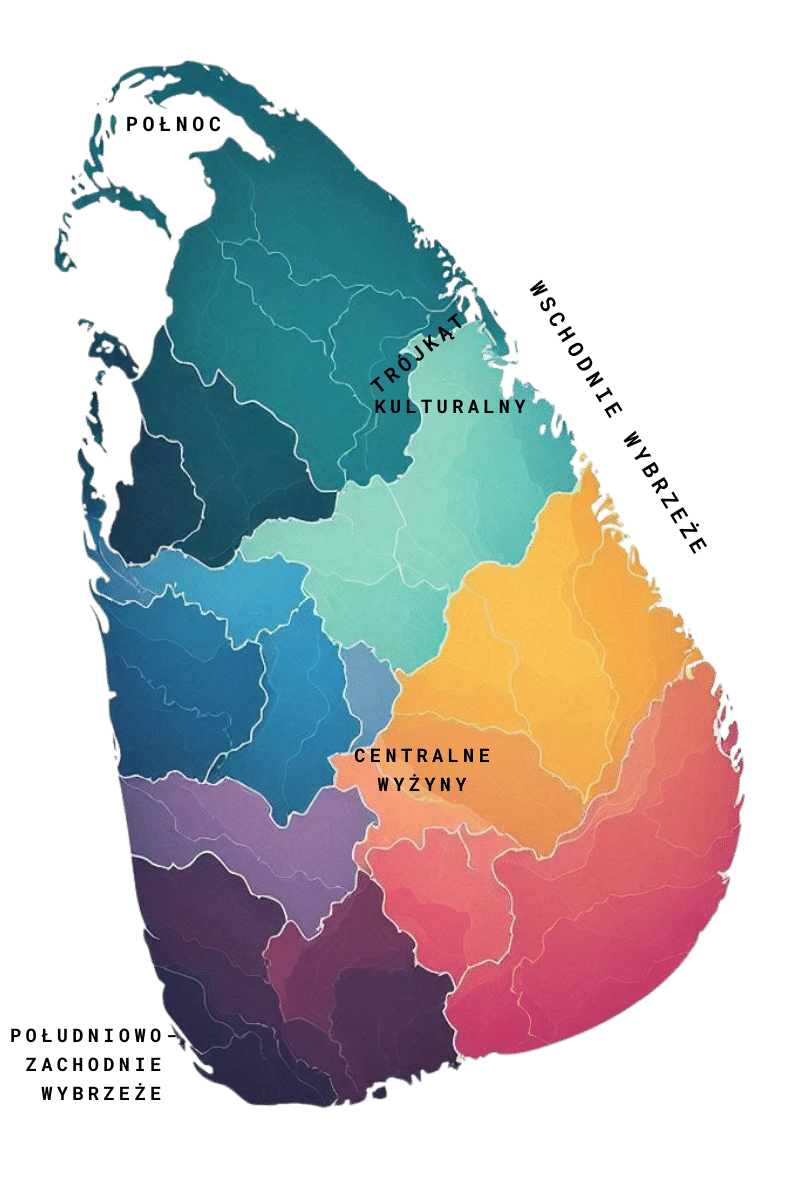 Sri Lanka Mapa